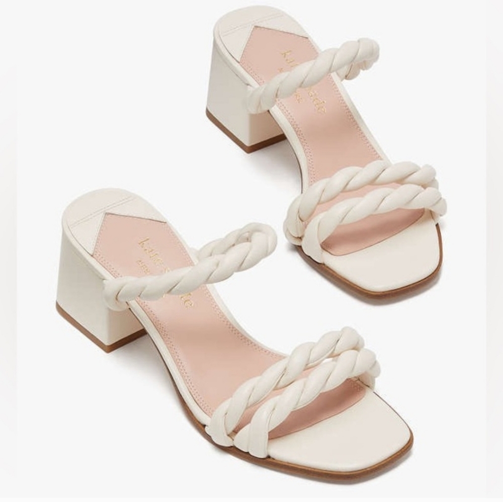 KATE SPADE NEW YORK  WOMEN'S NINA HEELED SANDALS SIZE 7.5